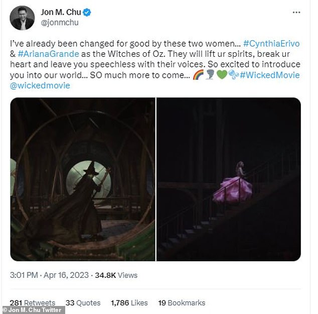 Chu على Twitter للإشادة بسيداته الرائدات وأدائهم في الفيلم القادم