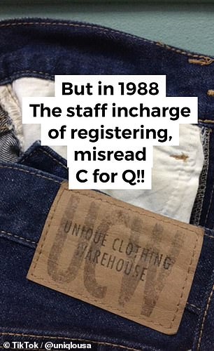 ومع ذلك ، في عام 1988 ، أخطأ الموظفون المسؤولون عن تسجيل اسم العلامة التجارية في قراءة الحرف 