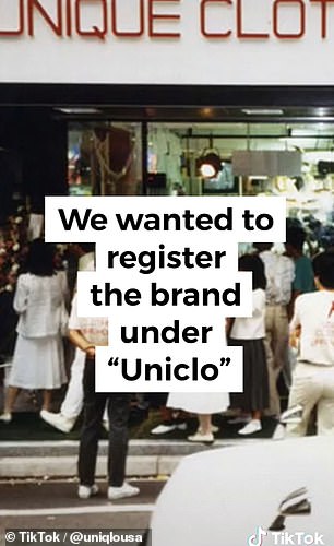 ثم في محاولة لاختصار الاسم ، قررت الشركة دمج الكلمتين وتسجيل العلامة التجارية تحت Uniclo