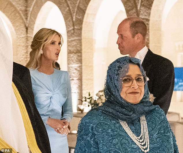 اجتمعت إيفانكا وويليام ، 40 عامًا ، لأول مرة في عام 2019 ، عندما انضمت الابنة الأولى السابقة إلى والدها ، الرئيس آنذاك دونالد ترامب ، في زيارة رسمية إلى المملكة المتحدة