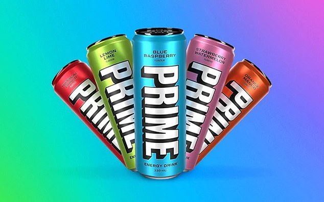 تم إطلاق PRIME Energy العام الماضي بواسطة نجمي YouTube Logan Paul و KSI.  يأتي بعدة نكهات ولا يحتوي على سعرات حرارية أو سكريات مضافة