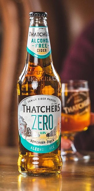 Thatchers Zero Alcohol Cider، 0٪ (1.90 جنيه إسترليني ، sainsburys.co.uk)