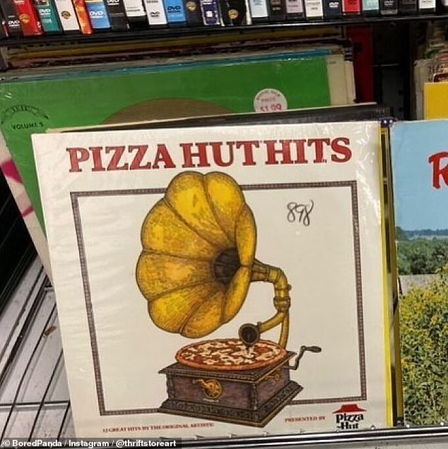 حزب البيتزا!  في حين أن هذه السلسلة الأمريكية غير معروفة بسجلاتها ، إلا أن فضول أحد عشاق الموسيقى أثار هذا الاكتشاف