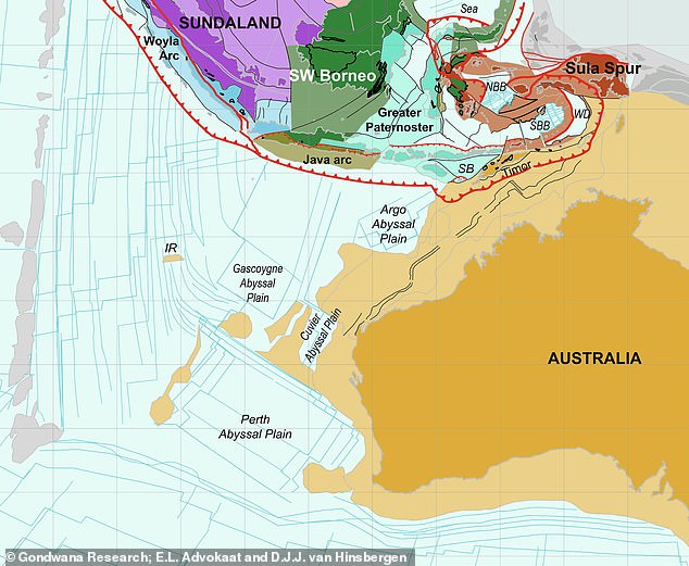 كان وجود Argoland ضمنيًا من خلال وجود فراغ في غرب أستراليا يسمى Argo Abyssal Plain.  تتواجد أجزاء أرجولاند الآن في جنوب شرق آسيا الحالي