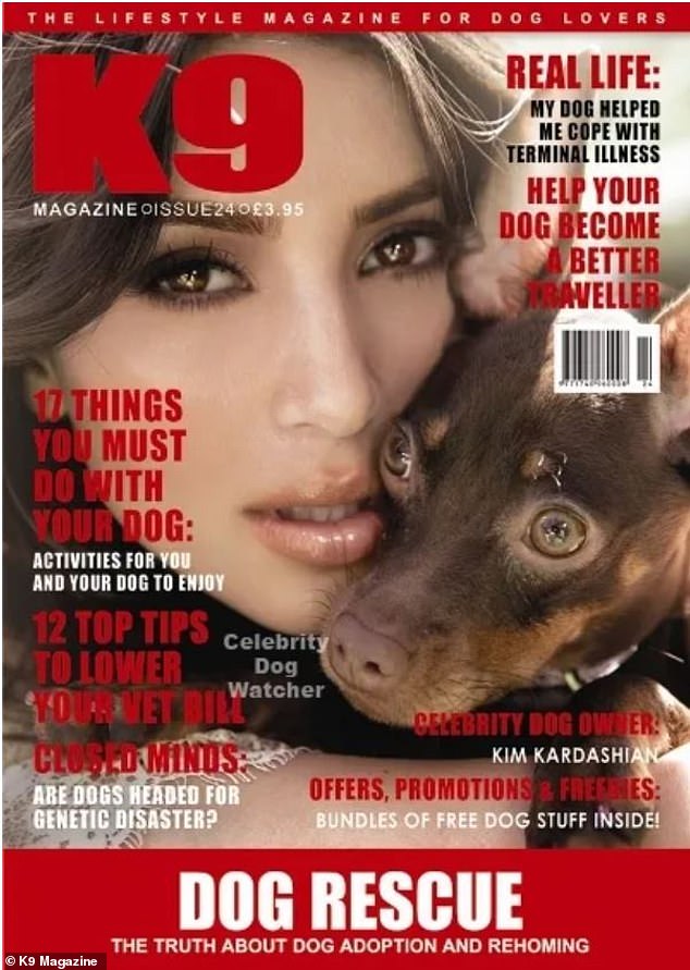 مجلة K9: يضيف كيم، ¿كنت معي في كل مرحلة، ¿كما يضيف سكوت، ¿عندما كنت في مقدمة Dog Fancy، ¿كما تصحح Khloe، ¿إنها تسمى مجلة K9