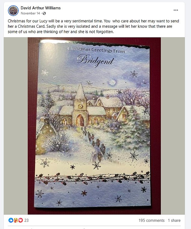 قام مشجعو Warped Lucy Letby بإرسال بطاقات عيد الميلاد (في الصورة) إلى الممرضة القاتلة في السجن