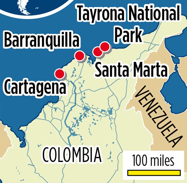 وتقع كولومبيا، التي تبلغ مساحتها أكبر من المملكة المتحدة بخمس مرات تقريبًا، على البحر الكاريبي والمحيط الهادئ