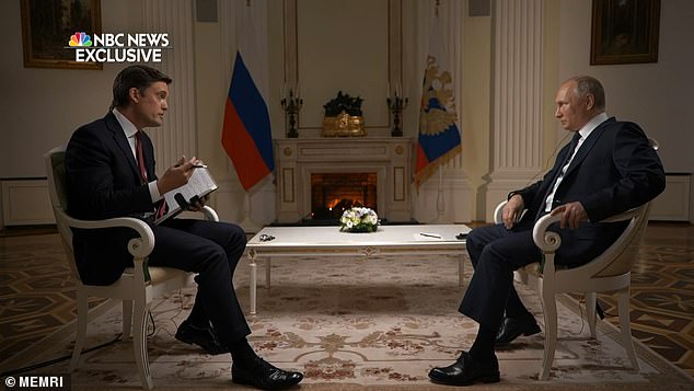 تحدث بوتين إلى كير سيمونز من شبكة إن بي سي في عام 2021: آخر مقابلة له مع وسائل الإعلام الغربية