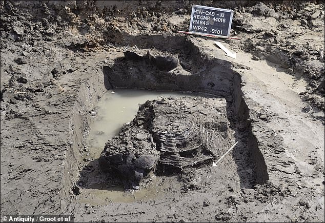 اكتشف علماء الآثار البقايا في مستوطنة هوتن-كاستيلوم الرومانية الريفية في هولندا.