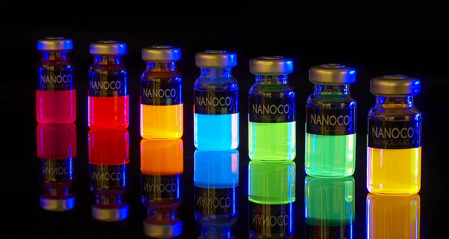 تقنية معقدة: يتم تخزينها في زجاجات، ويحدد حجم الكمية الكمية اللون الذي تنبعث منه