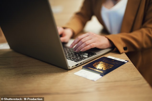 يمكن للمسافرين التقدم بطلب عبر الإنترنت أو بالبريد لتجديد جوازات سفرهم - وقد يستغرق الأمر ما يصل إلى ثلاثة أسابيع للوصول