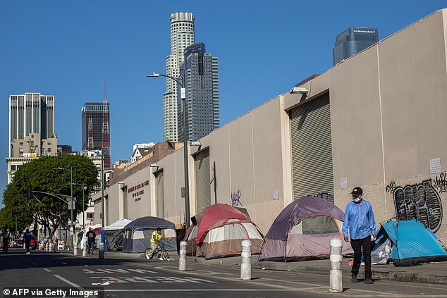 ارتفع معدل التشرد في لوس أنجلوس بنسبة 10% مقارنة بالعام الماضي على الرغم من استثمار المليارات في المنطقة