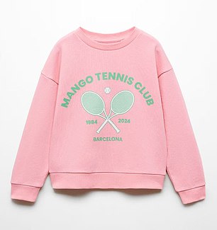 قميص من النوع الثقيل لنادي التنس، 55.99 جنيهًا إسترلينيًا، مانجو.  com
