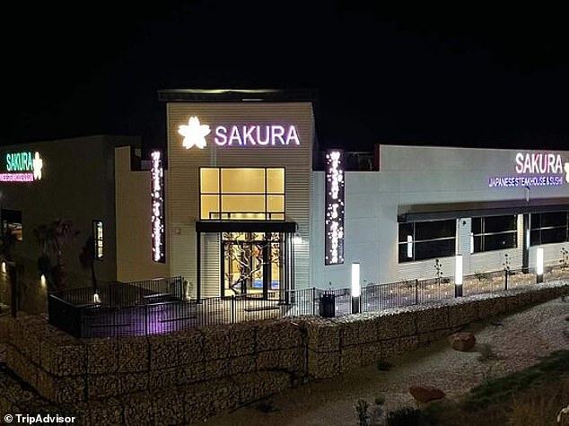 وقع الحادث المزعوم في مطعم ساكورا الياباني للحوم ليلة السبت