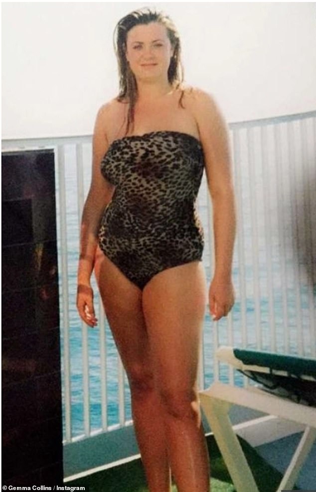 خلال العشرينات من عمرها، كان مقاس جيما 10 (في الصورة) - ولكن بعد تشخيص إصابتها بمتلازمة تكيس المبايض، زاد وزنها