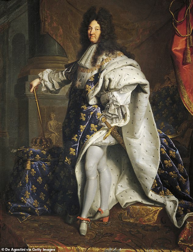 صورة للويس الرابع عشر ملك فرنسا، المعروف باسم لويس الكبير أو ملك الشمس (1638-1715)