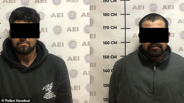 وكان الأخوان خيسوس جيراردو وكريستيان أليخاندرو من بين المشتبه بهم الثلاثة الذين تم القبض عليهم.  ليس من الواضح من هو الأخ الذي يظهر في صورهم