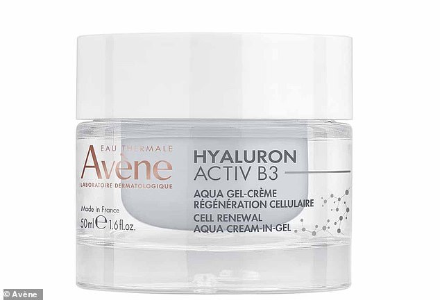 أصدرت Avène أيضًا Hyaluron Activ B3 Cell Renewal Aqua Cream-in-Gel، المتوفر في وعاء زجاجي قابل لإعادة التعبئة سعة 50 مل بسعر 38.00 جنيهًا إسترلينيًا